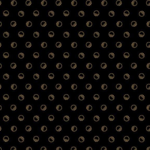 [MB-220312-BLK] Paula'S Companions Ii Ring Toss Black By Paula Barnes For Marcus Fabrics