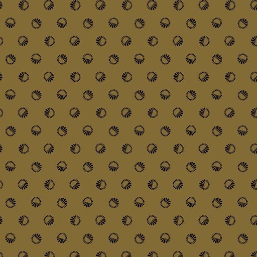 [MB-220312-OLI] Paula'S Companions Ii Ring Toss Olive By Paula Barnes For Marcus Fabrics