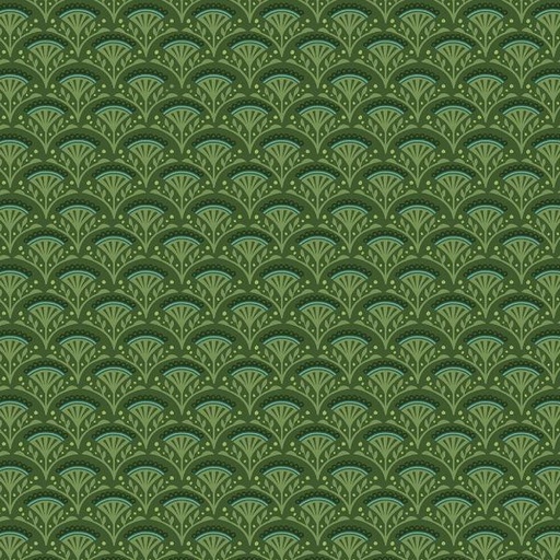 [BEN-13602-48] Blossom Scallop Forest From The Wander Lane Collection By Nancy Halverson For Benartex