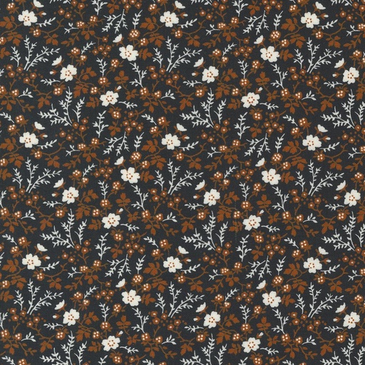 [MOD-49201-14] Rustic Gatherings Small Floral Black Dirt By Primitive Gatherings For Moda