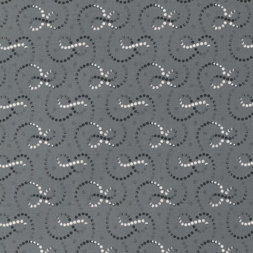 [MOD-49204-18] Rustic Gatherings Swirly Dots Graphite By Primitive Gatherings For Moda