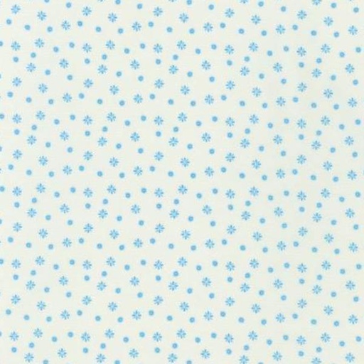 [KAUF-21272-247] Daisy'S Bluework Small Flowers Cornflower By Debbie Beaves For Robert Kaufman