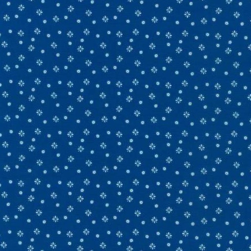 [KAUF-21272-9] Daisy'S Bluework Small Flowers Navy By Debbie Beaves For Robert Kaufman