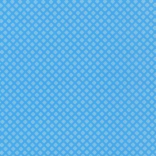 [KAUF-21274-247] Daisy'S Bluework Squares Cornflower By Debbie Beaves For Robert Kaufman