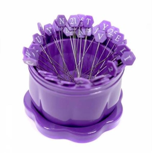 [TGQ-PH007] Magnetic Pin Cup Large Purple From Gypsy Quilter