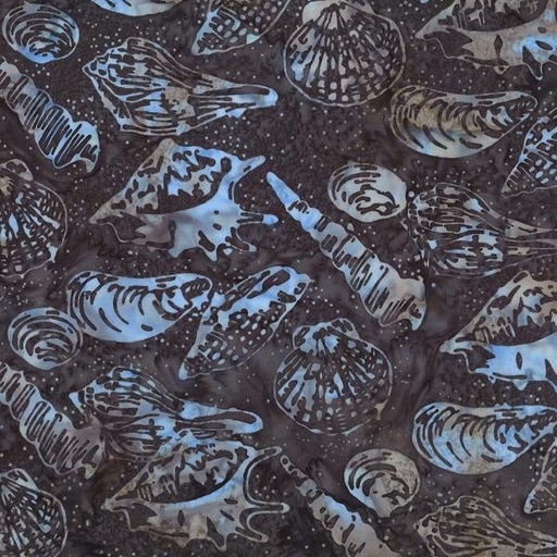 [HOF-DM4-305] Bali Batik Sea Shell Gravel By Wildfire Designs For Hoffman Fabrics