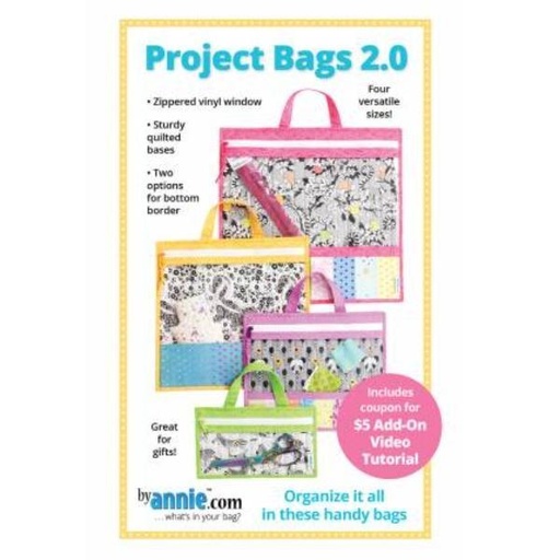 [PBA-206-2] Project Bags 2.0 Pattern from By Annie