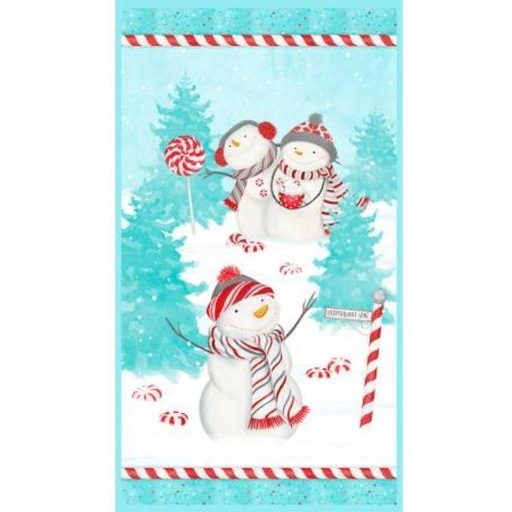 [WP-27651-431] Frosty Merry Mints Panel By Danielle Leone Collection For Wilmington