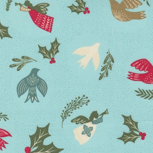 [MOD-45560-16] Good News Great Joy Birds Frost By Fancy That Design House For Moda