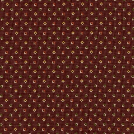 [AND-657-O] Autumn Woods Geo Orange By Autumn Woods For Andover