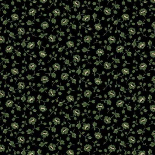 [MB-330512-GRN] Vintage Charm Flower Patch Green By Judie Rothermel For Marcus Fabrics