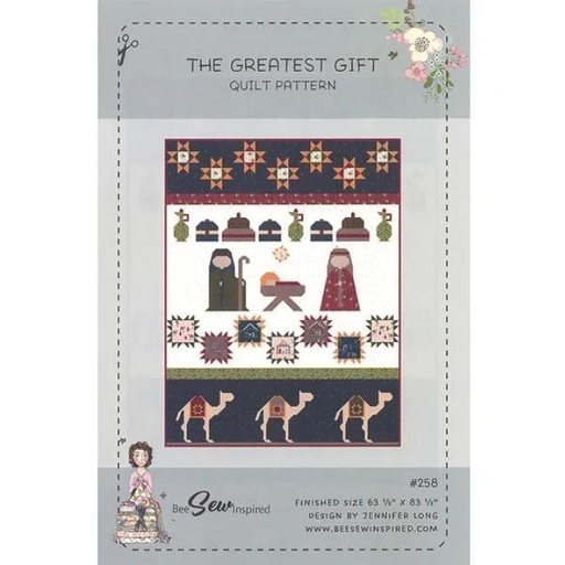 [BSI-177] The Greatest Gift Quilt Pattern by Jennifer Long for Bee Sew Inspired