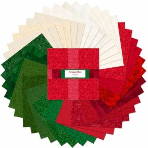 [WP-512-111-512] 10 Karat Gems Christmas Cheer 10" Squares By Wilmington Prints