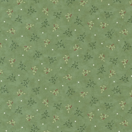 [MOD-56075-19] Holidays At Home Greenery Eucalyptus By Deb Strain For Moda Fabrics