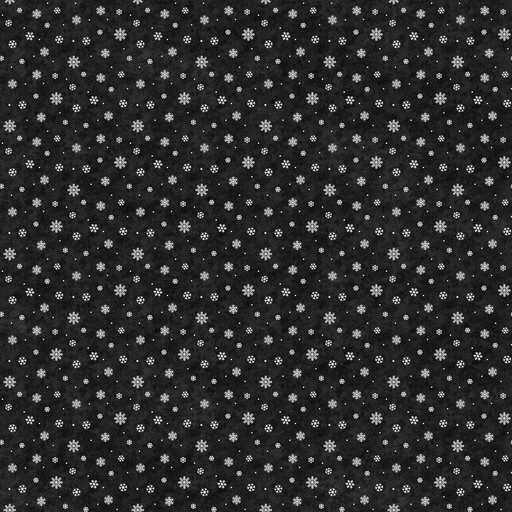 [NOR-25301-99] Golden Christmas Snowflakes Black/White By Jason Kirk For Northcott