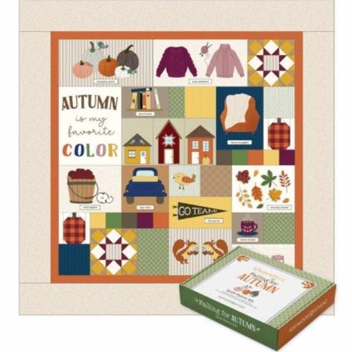 [MAY-KIT-MASFALL] Kimberbell Falling For Autumn Fabric Boxed Kit By Kimberbell Designs