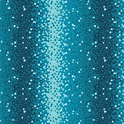 [STE-7189-76] Zooming Chickens Dot Ombre Teal By Timna Tarr For Studio E