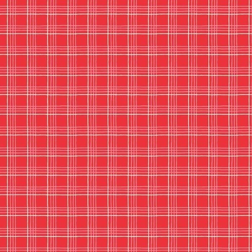 [PC-OF23315] Oh What Fun Christmas Plaid Red By Elea Lutz For Poppie Cotton