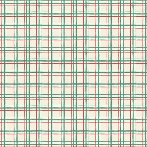 [PC-OF23316] Oh What Fun Christmas Plaid Green By Elea Lutz For Poppie Cotton