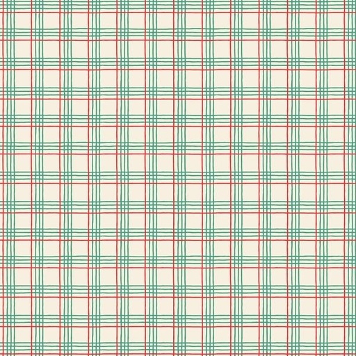[PC-OF23316] Oh What Fun Christmas Plaid Green By Elea Lutz For Poppie Cotton