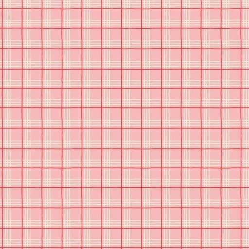 [PC-OF23317] Oh What Fun Christmas Plaid Pink By Elea Lutz For Poppie Cotton