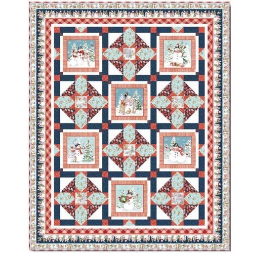 [PP-BundleUpKit] Bundle Up Block Quilt Kit From Henry Glass