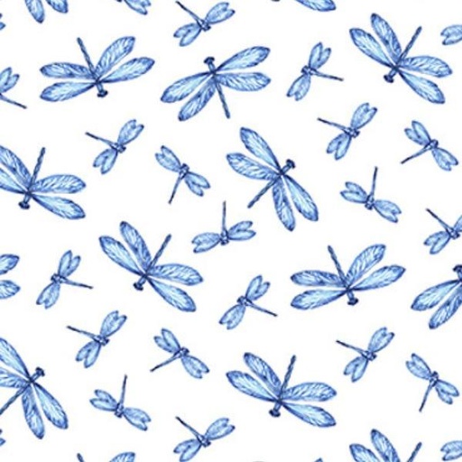 [BLAN-2756-01] Annablue Small Dragonflies by Satin Moon Designs for Blank Quilting