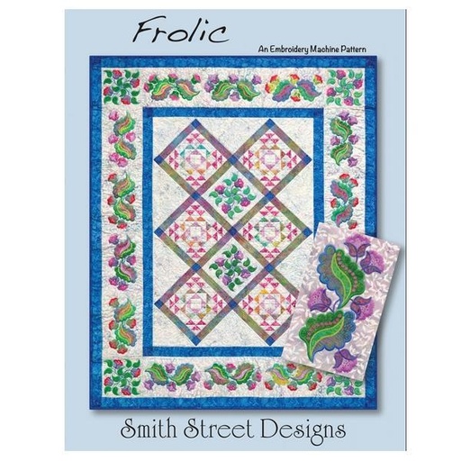 [SSD-9082] Frolic Embroidery Machine Pattern From Smith Street Designs