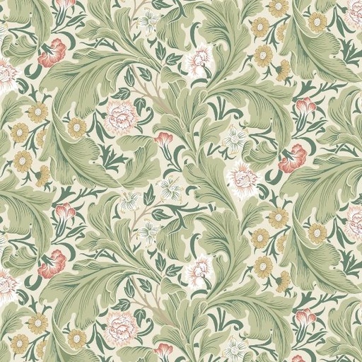 [FR-QBWM005.IVORY] Leicester Ivory By The Originial Morris & Co For Free Spirit Fabrics