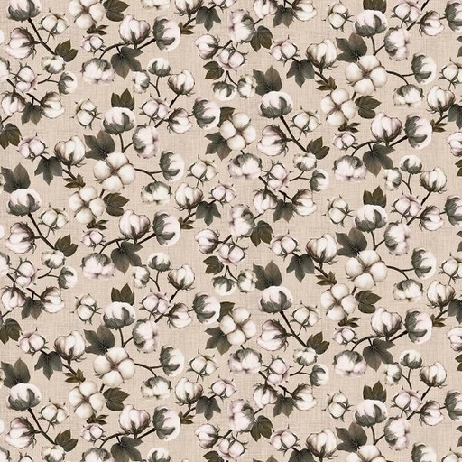 [HG-3058-34] Cottonwood Stables Tan Cottonwood Allover By Color Principle For Henry Glass