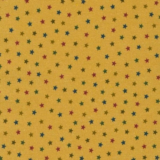 [KAF-21849-133] Grandpa'S Journal Stars Gold By Julie Letvin For Robert Kaufman Fabrics