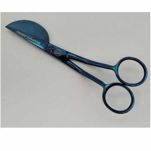 [QR-FE-6BL] French Europearn Duckbill 6 Inch Scissors In Blue 