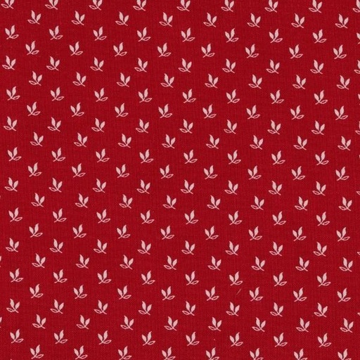 [MOD-49212-13] Joyful Gatherings Triple Leaf Ditsy Candy Apple By Primitive Gatherings For Moda