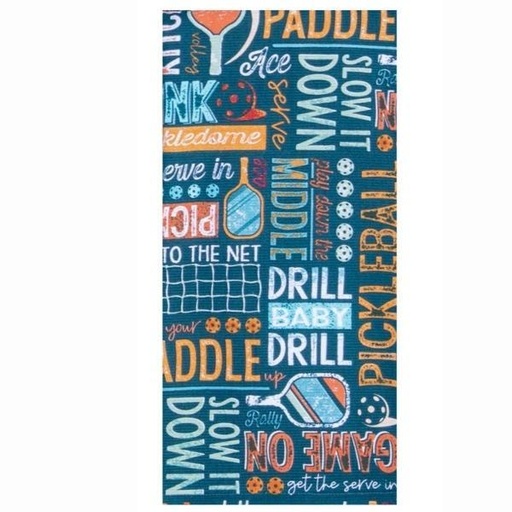 [MOD-R-7994] Pickleball Toss Tea Towel By Kay Dee Deisgn For Moda 