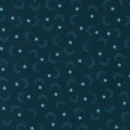 [KAF-21845-9] Grandpa'S Journal Moon Navy By Julie Letvin For Robert Kaufman Fabrics