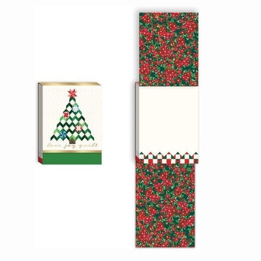 [MOD-100176-TREE] Love Joy Quilt Notepad by Punch Studio for Moda 