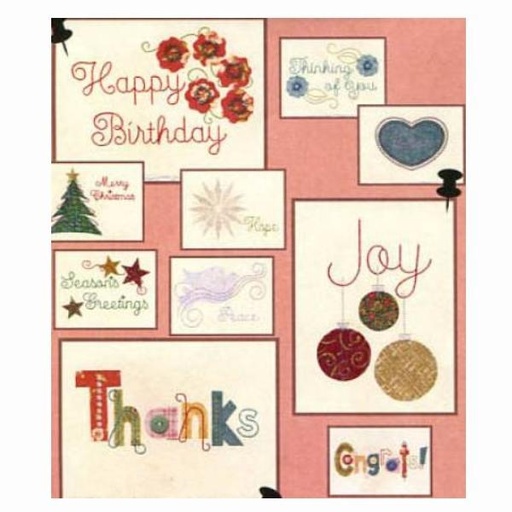 [CKR-SS-9027] Greetings With Cd By Kathleen Connor For Smith Street Designs