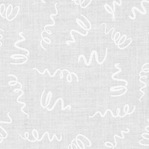 [KAF-21914-1] Mini Madness White On White Confetti Swirls From Robert Kaufman Fabrics