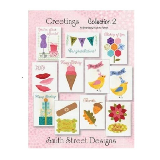 [SSD-9048] Greetings Collection 2 Machine Embroidery From Smith Street Designs