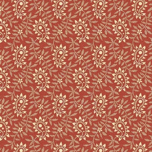 [MB-R600541-RED] Hearthstone Red Spiceberry By Lynn Wilder For Marcus Fabrics