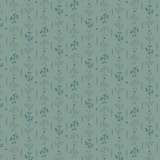 [MB-R600539-AQUA] Hearthstone Aqua Homestead By Lynn Wilder For Marcus Fabrics