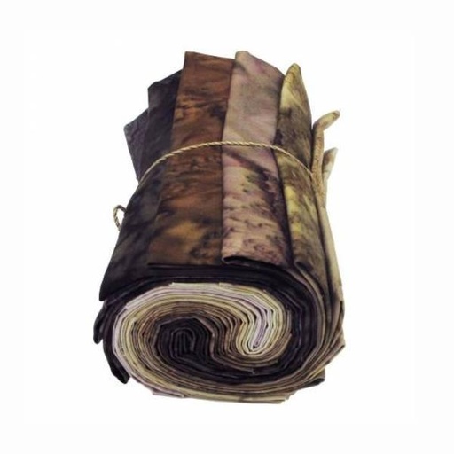 [HOF-1895FQ-58] Hoffman 1895 Watercolor Fat Quarter Bundle Earth