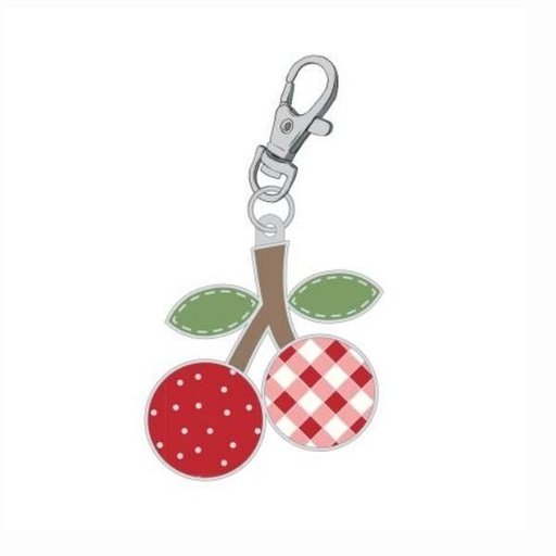 [RB-ST-28242] Happy Charms Enamel Calico Cherries By Lori Holt For Riley Blake Designs