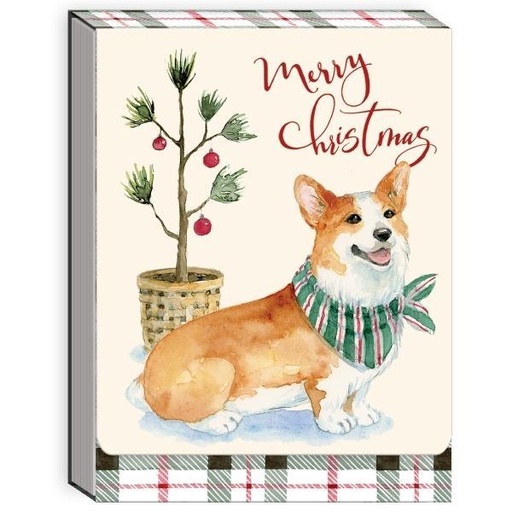 [MOD-62884] Corgi Pocket Notepad By Punch Studio For Moda Fabrics