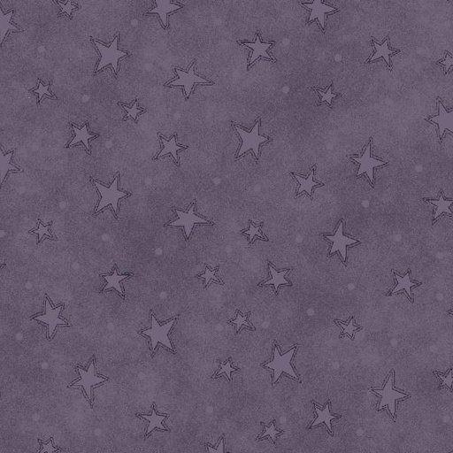 [HG-8294-97] Starry Basics Muted Purple By Leanne Anderson For Henry Glass