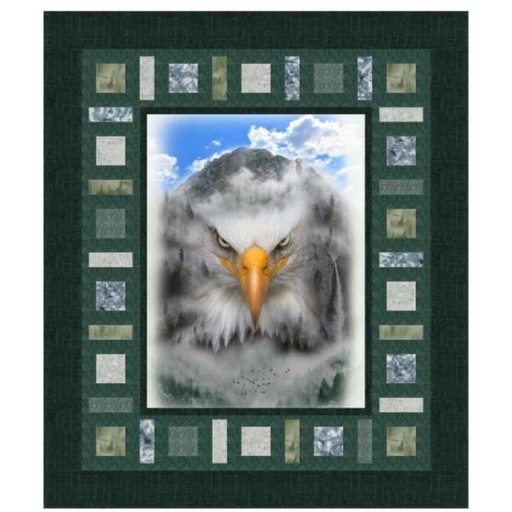 [PP-EagleEyeQuilt] Eagle Eye Quilt Kit From Hoffman