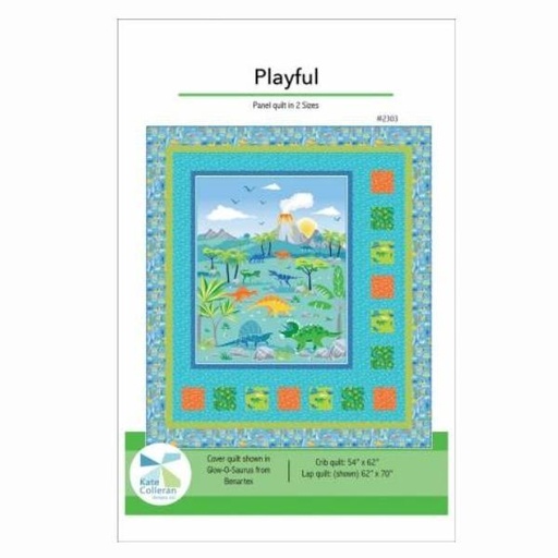 [SLD-2303] Playful Panel Quilt Pattern From Kate Colleran Designs