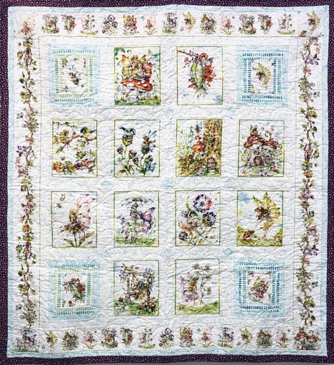 [PP-FairyGardenKit] Fairy Garden Quilt Kit From P&B