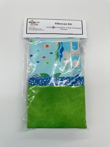 [PP-PillowcaseMerFish] Mermaids Fish Pillowcase Kit