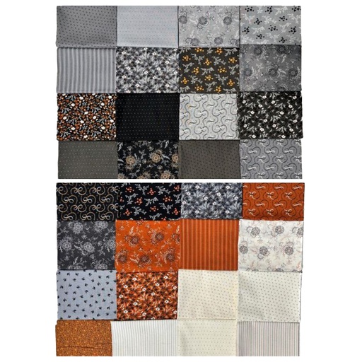 [PP-RusticGathF4] Rustic Gatherings Fat Quarter Bundle From Moda